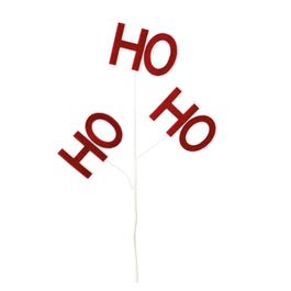Pick Decorativo Hohoho Vermelho