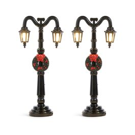 Poste Decorativo Com Led Preto