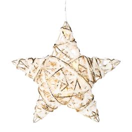 Estrela Decorativa Com Led Cru