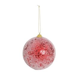 Enfeite Bola Açucarada Vermelho