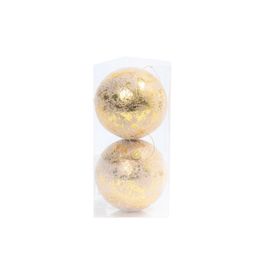 Enfeite Bola Açucarada Ouro