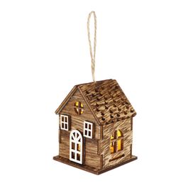 Enfeite Para Pendurar Casa Marrom