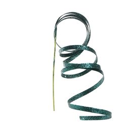 Galhos Decorativos Espiral Verde Escuro