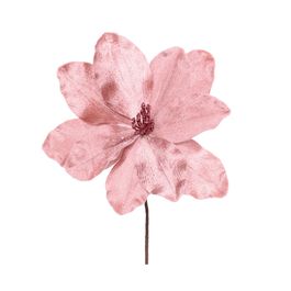 Flor Decorativa Magnolia Rosa Velho
