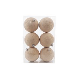 Enfeite Bola Com Detalhe Bege