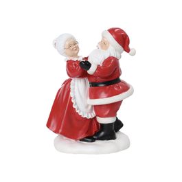 Papai Noel Decorativo Em Resina Vermelho