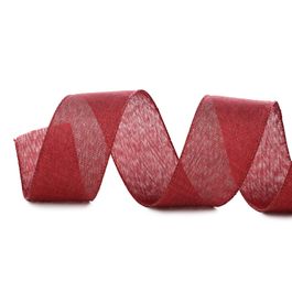 Fita Aramada Vermelho Escuro