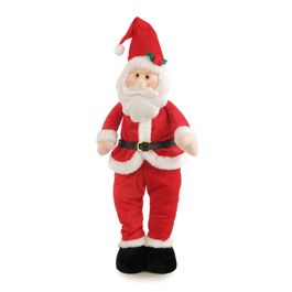 Papai Noel Decorativo Pelucia Vermelho