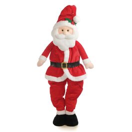 Papai Noel Decorativo Pelucia Vermelho