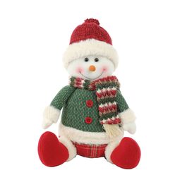Boneco De Neve Decorativo Com Cachecol Vermelho