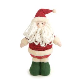 Papai Noel Decorativo Pelucia Vermelho