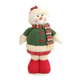 Boneco De Neve Decorativo Com Cachecol Vermelho