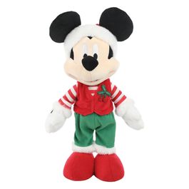 Pelucia Mickey Blusa c/Listras Vermelho