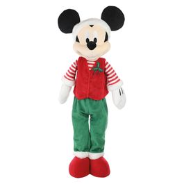 Pelucia Mickey Blusa c/Listras Vermelho