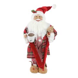 Papai Noel Decorativo Com Urso Vermelho