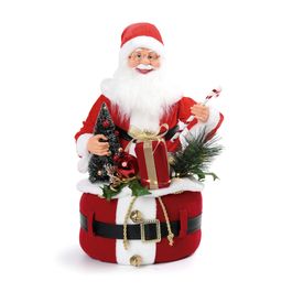 Papai Noel Decorativo Com Presentes Vermelho