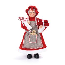 Mamae Noel Decorativo  Vermelho / Branco