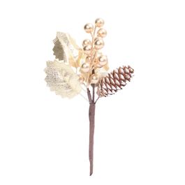 Pick Decorativo Com Frutas Ouro