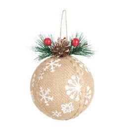 Enfeite Bola Veludo Marrom