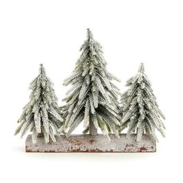 Mini Pinheiro Com Base Verde / Marrom