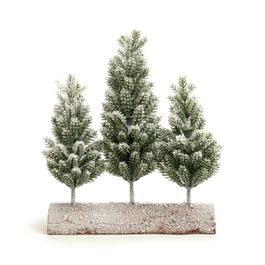 Mini Pinheiro Com Base Verde / Marrom