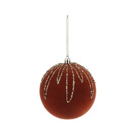 Enfeite Bola Texturizada Cobre