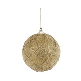 Enfeite Bola Texturizada Ouro