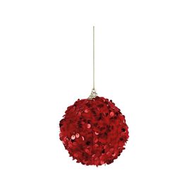 Enfeite Bola Texturizada Vermelho