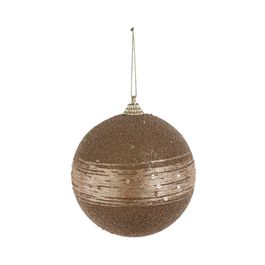 Enfeite Bola Texturizada Ouro
