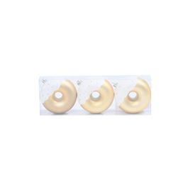 Enfeite Para Pendurar Donuts Ouro / Branco