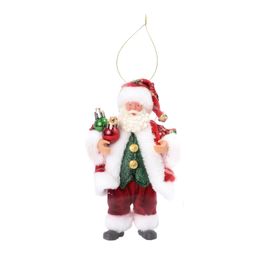 Enfeite Para Pendurar Papai Noel Vermelho / Branco