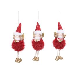 Anjo Decorativo Vermelho / Ouro