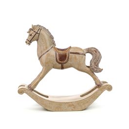 Cavalo Decorativo Resina Marrom