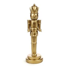 Soldado De Chumbo Decorativo Resina Ouro