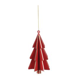 Enfeite Para Pendurar Arvore Vermelho