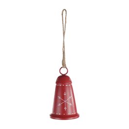 Enfeite Para Pendurar Sino Vermelho