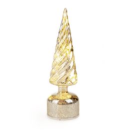 Arvore Decorativa Com Led Prata