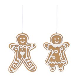 Enfeite Para Pendurar Gingerbread Marrom