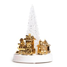 Arvore Decorativa Com Led Ouro