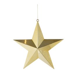 Enfeite Para Pendurar Estrela Ouro