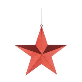 Enfeite Para Pendurar Estrela Vermelho