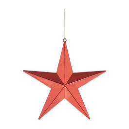 Enfeite Para Pendurar Estrela Vermelho