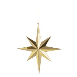 Enfeite Para Pendurar Estrela Ouro