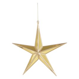 Enfeite Para Pendurar Estrela Ouro