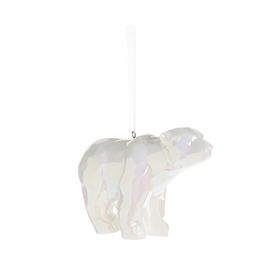 Enfeite Para Pendurar Urso Branco