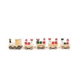 Trem Decorativo Madeira Marrom