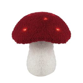 Cogumelo Decorativo Com Led Marrom