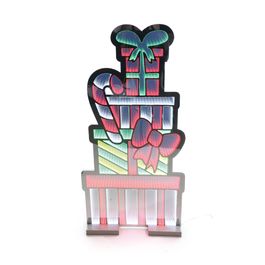 Painel De Led Caixa De Presente Vermelho