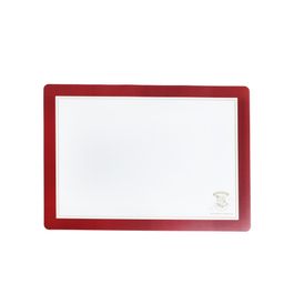 Lugar Americano Pvc Branco / Vermelho