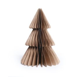 Pinheiro Decorativo De Papel Marrom Escuro
